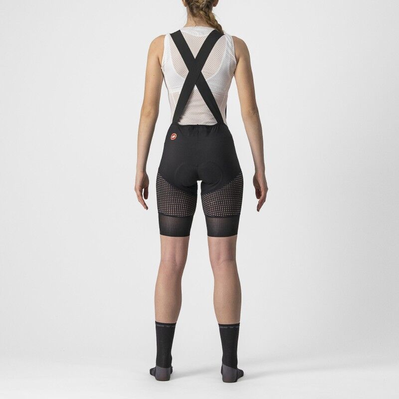 Castelli Unlimited DT W Liner Bibshort - Spodenki kolarskie z szelkami rowerowe damskie | Hardloop