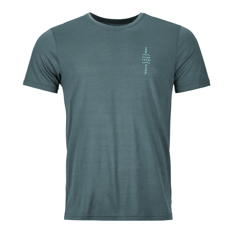 Ortovox 150 Cool Climb Local TS - T-shirt en laine mérinos homme | Hardloop