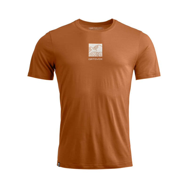 Ortovox 120 Cool Tec Abstract TS - Koszulka z wełny Merino® męska | Hardloop