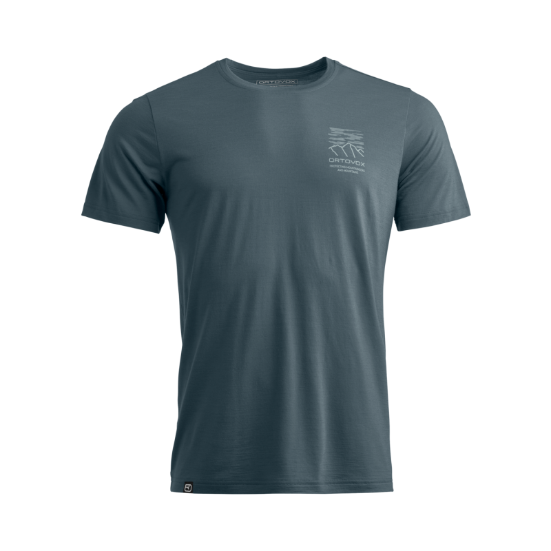 150 Cool Mountain Mission TS - Merinoshirt - Heren
