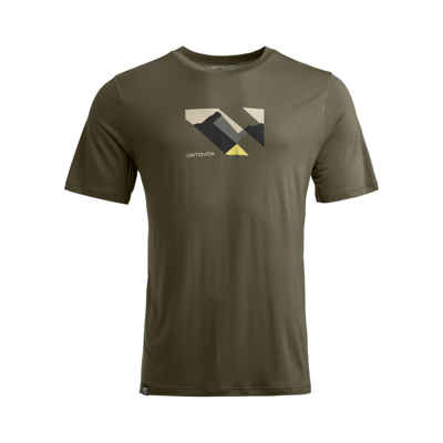 140 Cool Landscape TS - Merino-shirt - Herrer