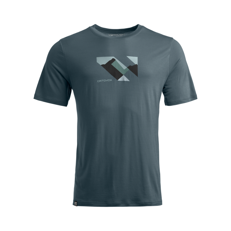 Ortovox 140 Cool Landscape TS - Merinoshirt - Herren | Hardloop