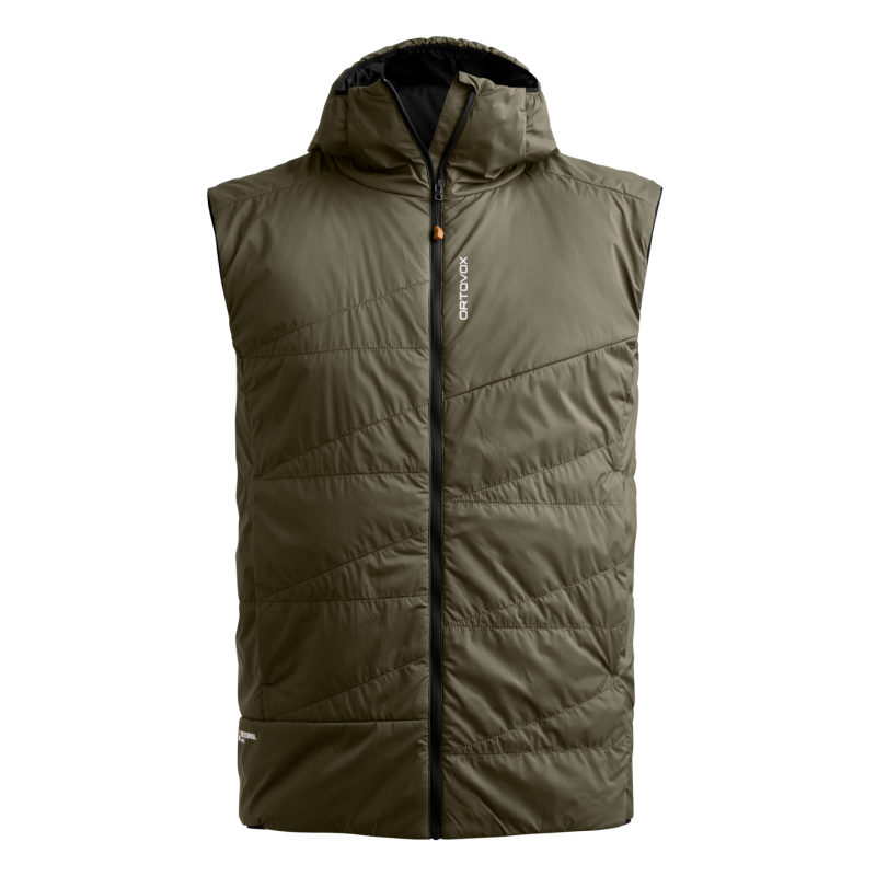 Ortovox Swisswool Piz Duan Vest - Doudoune sans manche en laine mérinos homme | Hardloop