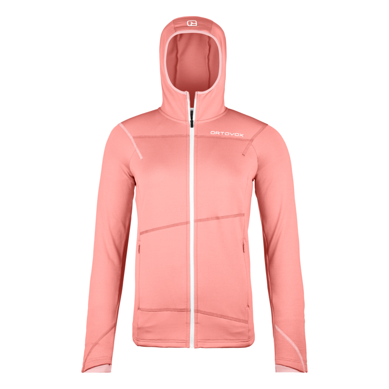 Fleece Light Hoody - Fleece de lã merino mulher