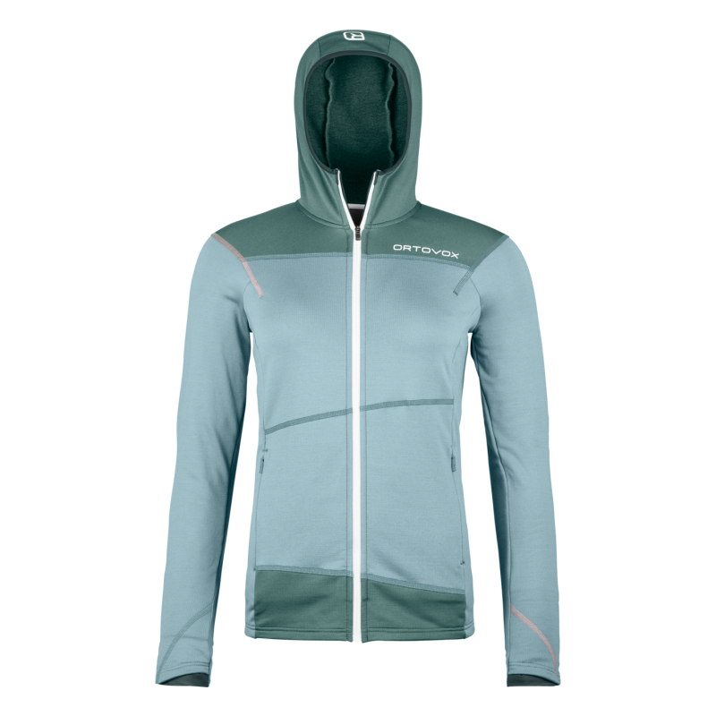 Fleece Light Hoody - Fleece de lã merino mulher