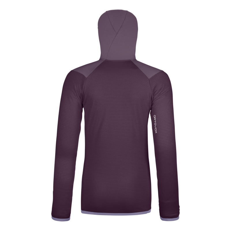Ortovox Fleece Grid Hoody - Polaire en laine mérinos femme | Hardloop