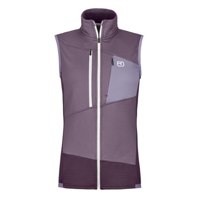 Fleece Grid Vest - Kamizelka damska