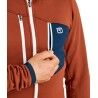 Ortovox Fleece Grid Hoody - Fleece de lã merino homem | Hardloop