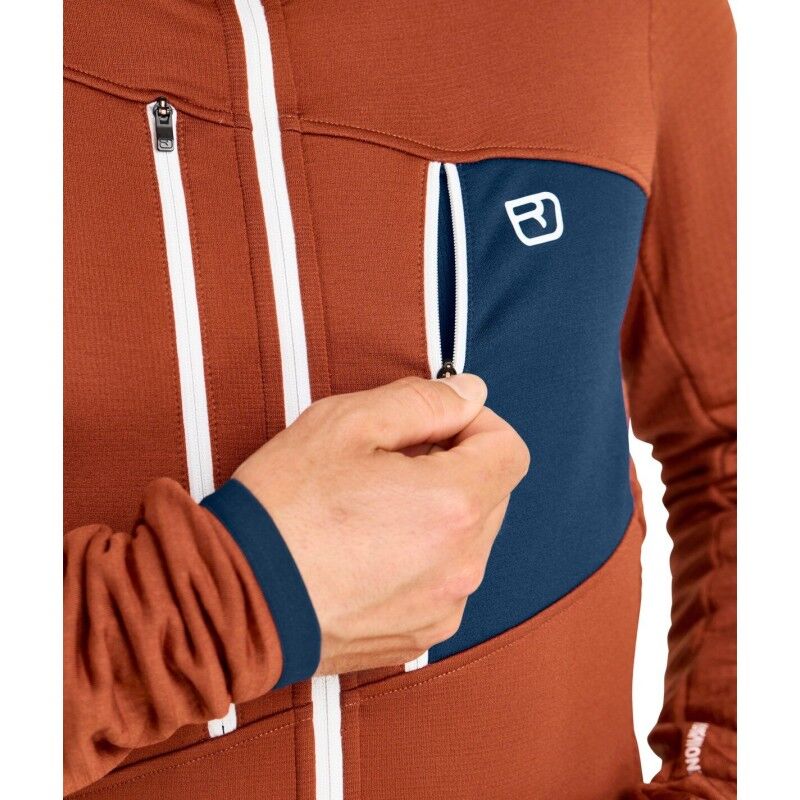 Ortovox Fleece Grid Jacket - Merino Fleece jacket - Men's | Hardloop