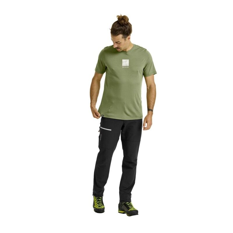 Ortovox 120 Cool Tec Abstract TS - Merinoshirt - Heren | Hardloop