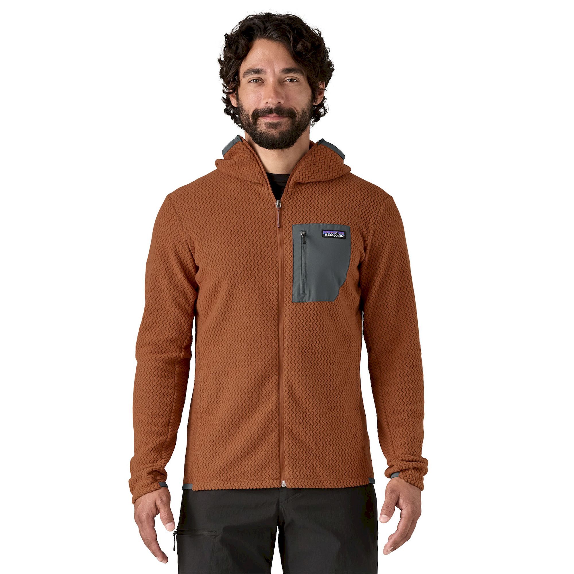 Patagonia R1 Air Full-Zip Hoody - Bluza polarowa meska | Hardloop