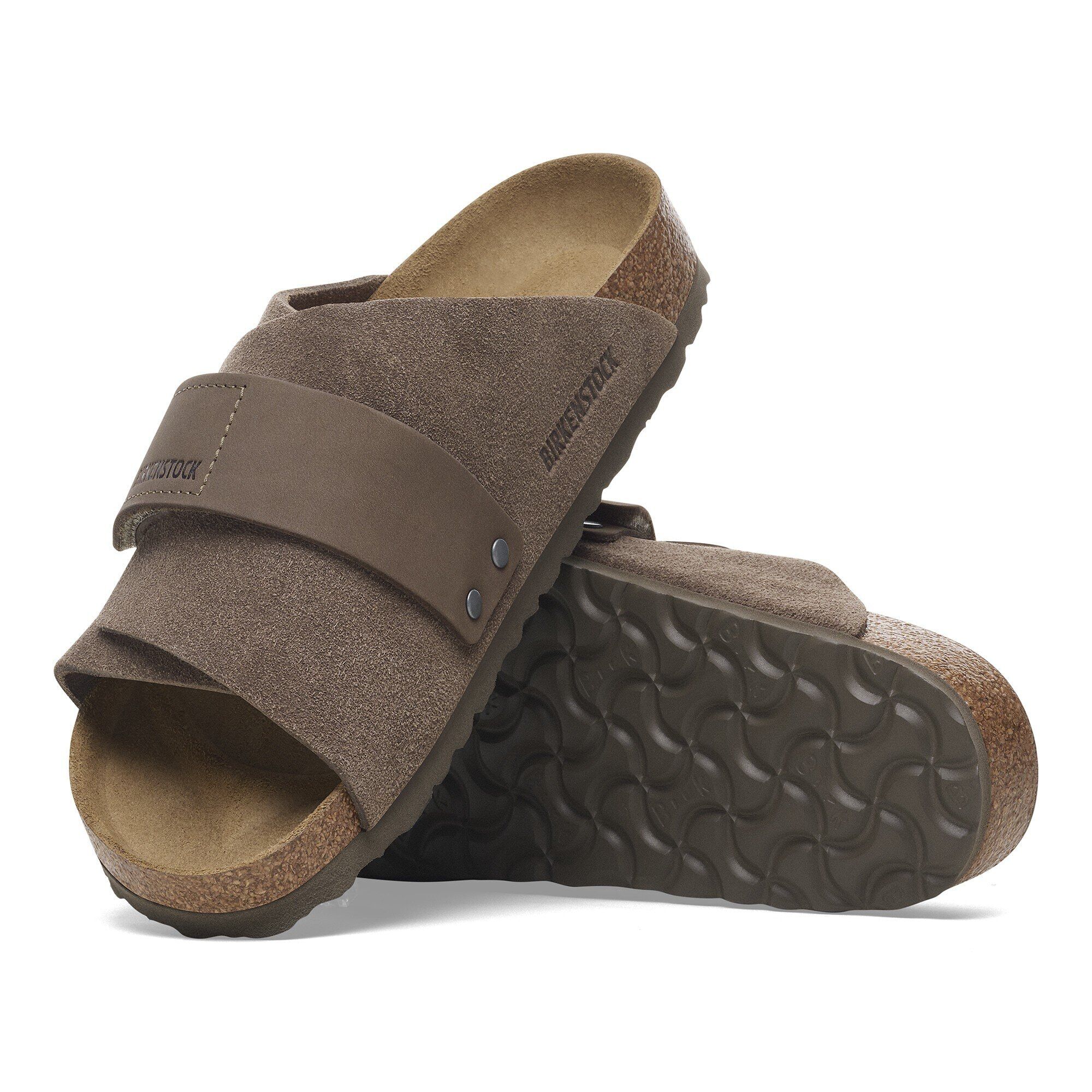 Birkenstock Kyoto Nubuck Suede Leather - Sandales | Hardloop