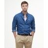 Barbour Chambray Crest Tailored Fit - Koszulka polo meska | Hardloop