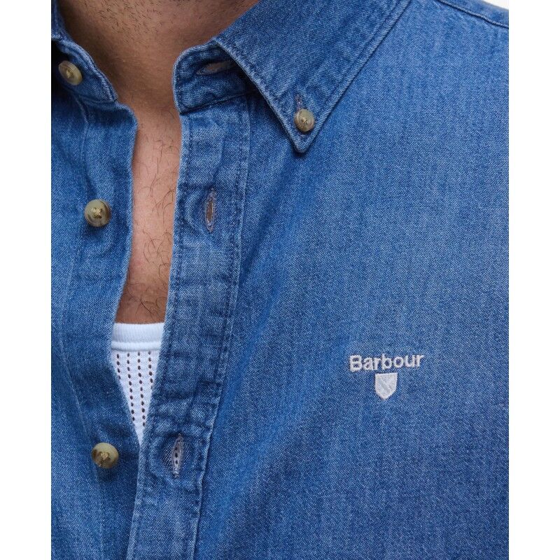 Barbour Chambray Crest Tailored Fit - Polo shirt - Men's | Hardloop