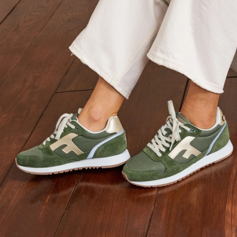 Faguo Elm Syn Woven Suede - Chaussures lifestyle femme | Hardloop