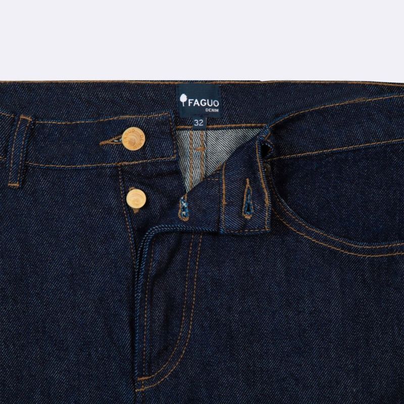 Faguo Denim Straight - Pantaloni - Uomo | Hardloop