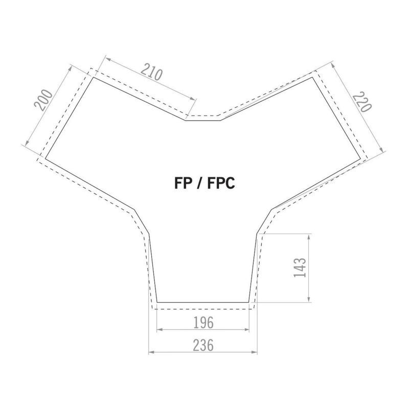 Vaude - FPC Badawi 6P - Suelo para tienda de campaña