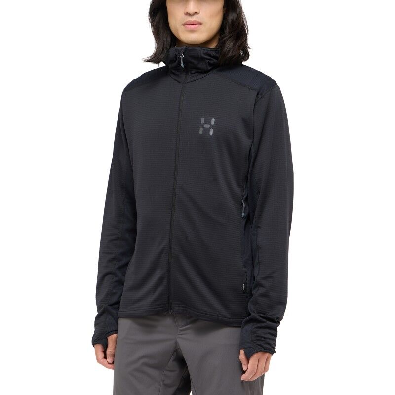 Haglöfs L.I.M Mid Multi II Hood - Fleecevest - Heren | Hardloop