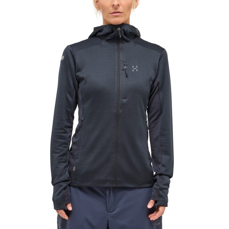 Haglöfs L.I.M Mid Fast II Hood - Bluza polarowa damska | Hardloop