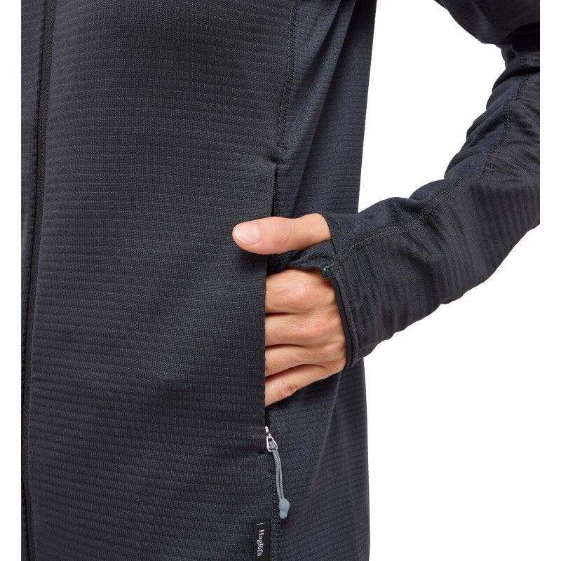 Haglöfs L.I.M Mid Multi II Hood - Fleecejakke - Damer | Hardloop