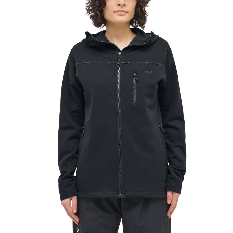 Haglöfs Rosson Mid Hood - Fleecevest - Dames | Hardloop