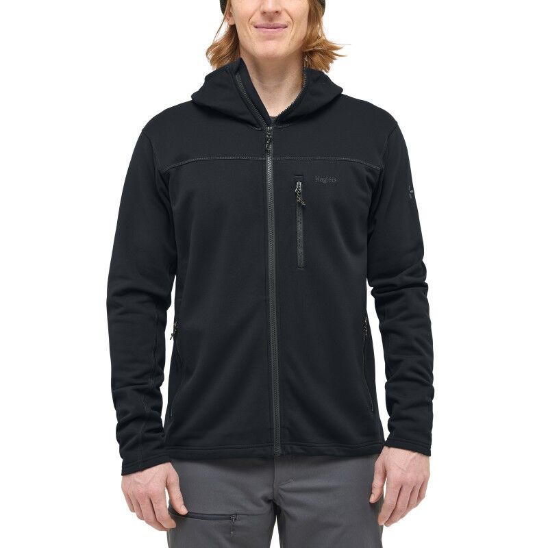 Haglöfs Rosson Mid Hood - Fleecetakki - Miehet | Hardloop