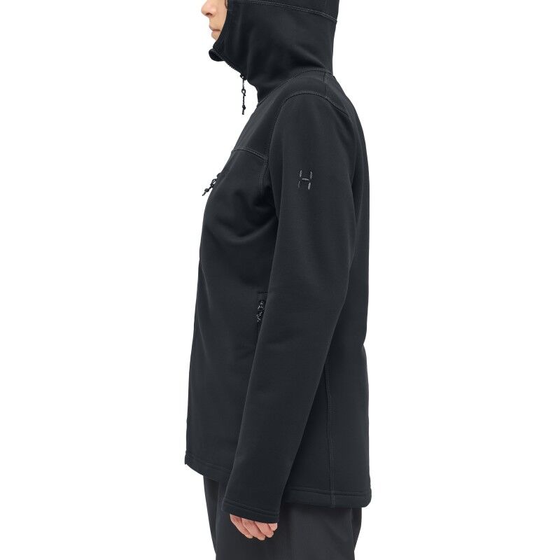 Haglöfs Rosson Mid Hood - Fleecetröjor - Dam | Hardloop