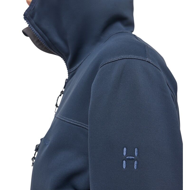 Haglöfs Rosson Mid Hood - Fleecejakke - Damer | Hardloop