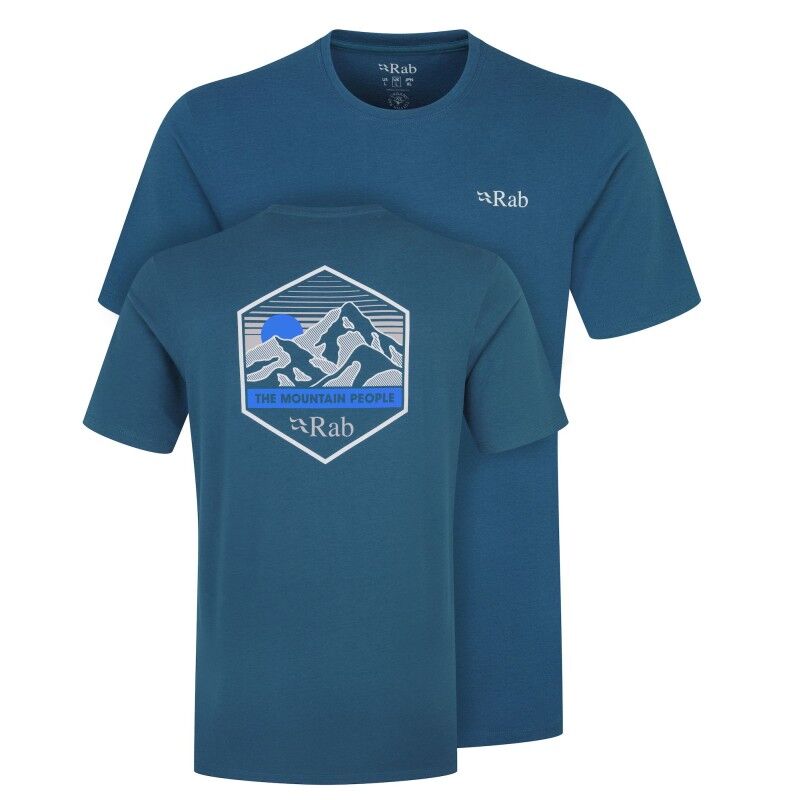 Rab Stance Mountain Peak - T-shirt - Herrer | Hardloop