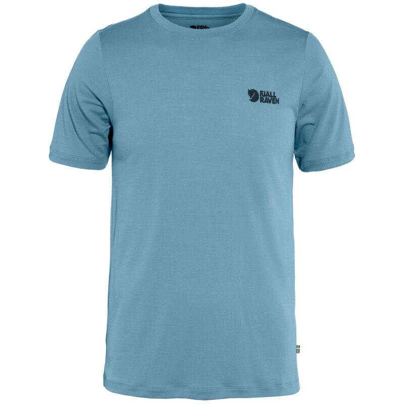 Abisko Wool Logo SS - Camiseta de lã merino homem