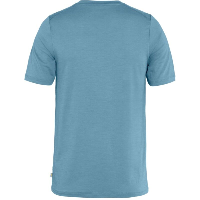 Fjällräven Abisko Wool Logo SS - Merinoshirt - Herren | Hardloop