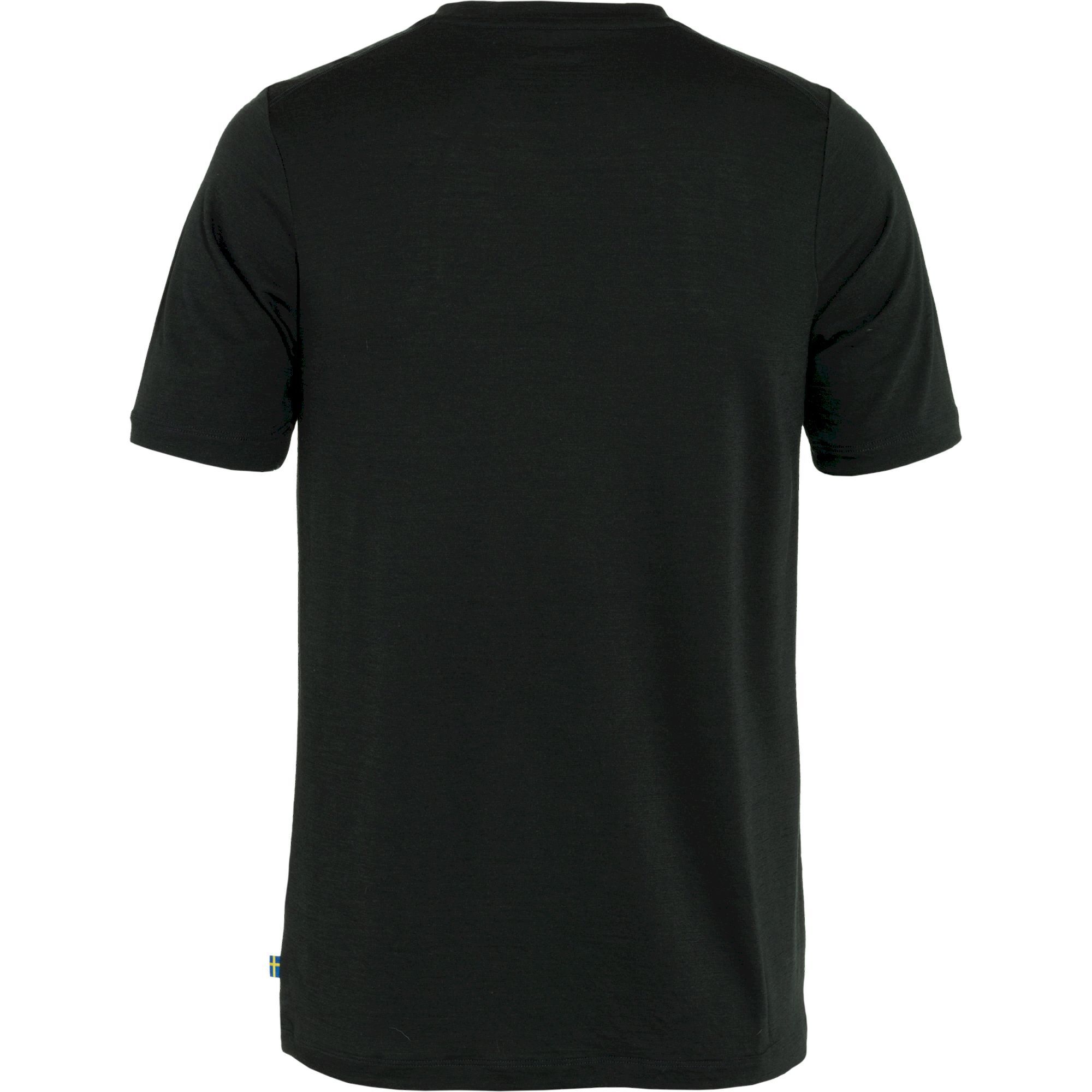 Fjällräven Abisko Wool Logo SS - Maglia merino - Uomo | Hardloop