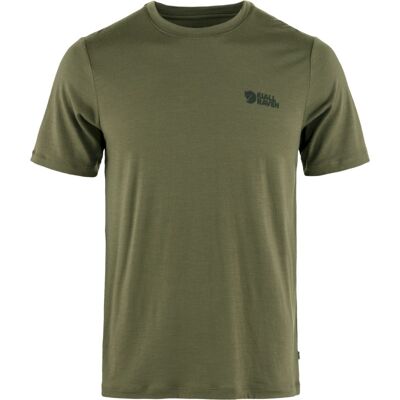 Abisko Wool Logo SS - Merino-t-paidat - Miehet