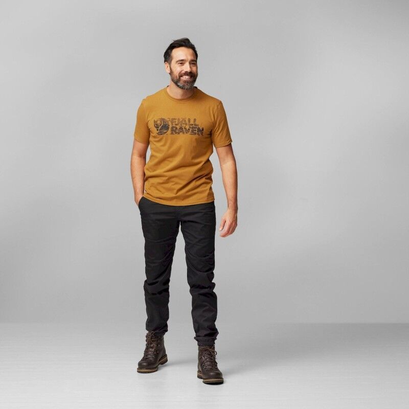 Fjällräven Lush Logo T-shirt - Camiseta - Hombre | Hardloop