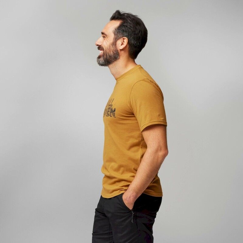 Fjällräven Lush Logo T-shirt - T-Shirt - Herren | Hardloop