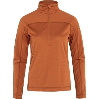 Abisko Lite Fleece Half Zip - Fleecetakki - Naiset