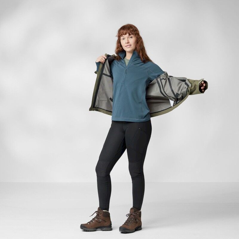 Fjällräven Abisko Lite Fleece Half Zip - Polaire femme | Hardloop