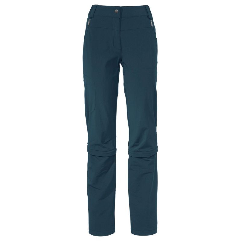 VAUDE Farley III - Pantaloni Capri stretch da donna zip-off, per