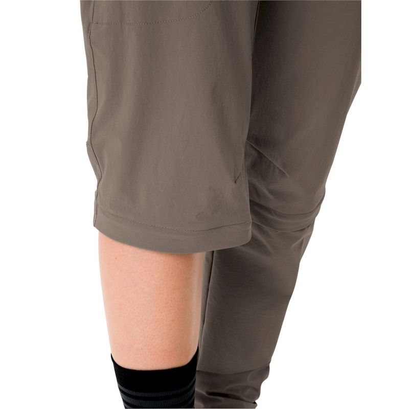 Vaude Farley Stretch Capri T-Zip Pants III - Calça de trekking mulher | Hardloop