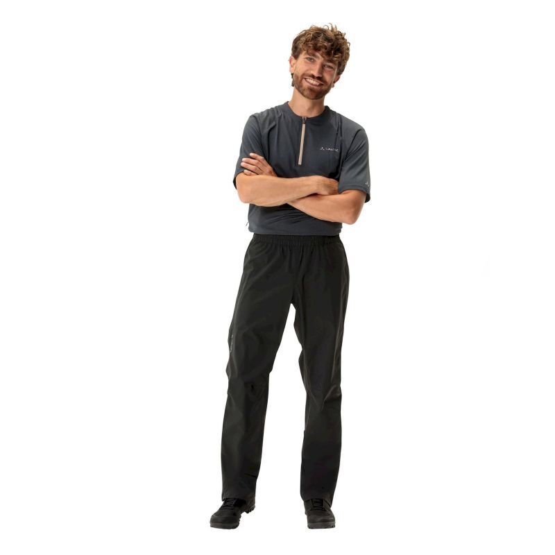 Vaude Yaras Rain Zip Pants IV - Spodnie nieprzemakalne męskie | Hardloop
