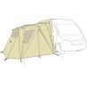 Vaude Drive Pavillon - Tenda campismo | Hardloop