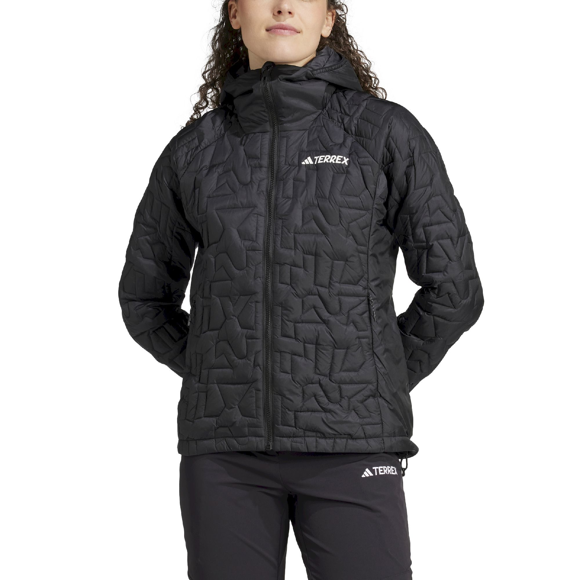 adidas Xperior Light Fleece Hooded Jacket V - Kurtki hybrydowe damskie | Hardloop