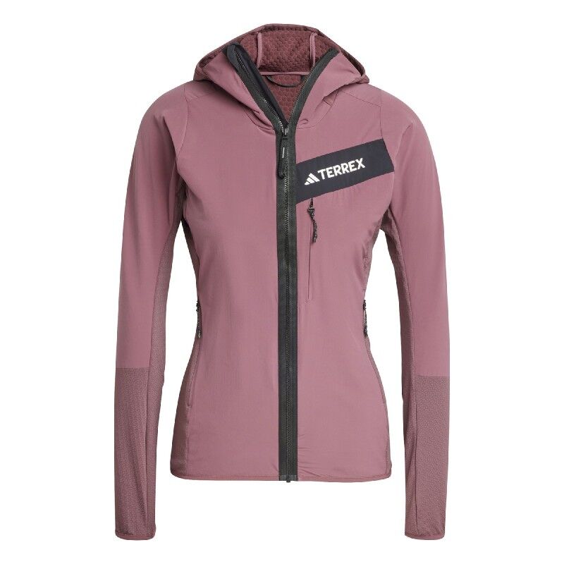 adidas TR Fleece Wind Hooded Jacket Giacca in pile Donna