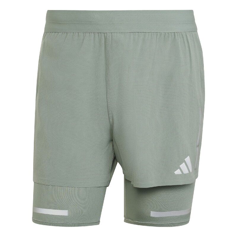 adidas Ultimate Hivis 2N1 - Calção de corrida homem | Hardloop