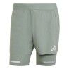 adidas Ultimate Hivis 2N1 - Löparshorts - Herr | Hardloop