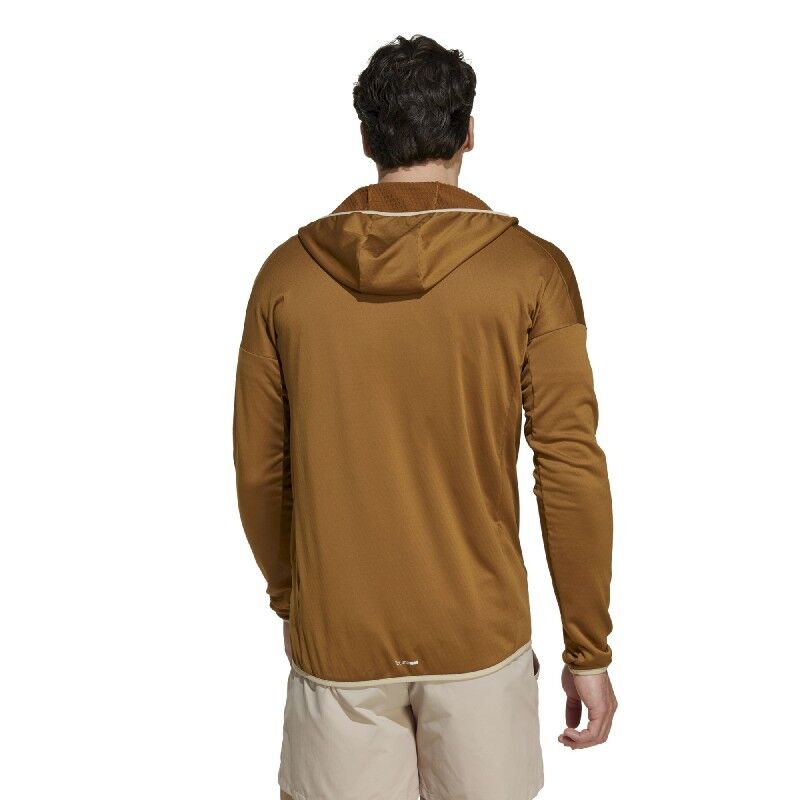 adidas Xperior Light Fleece Hooded Jacket - Fleecejakke - Herrer | Hardloop