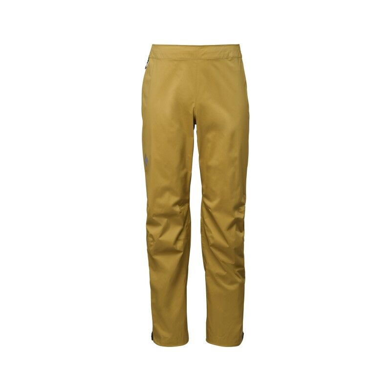 Black Diamond Fineline Stretch FZ Pants - Spodnie nieprzemakalne męskie | Hardloop