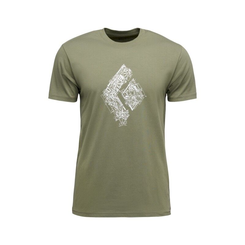 Black Diamond Engineered Diamond SS Tee - T-shirt homme | Hardloop