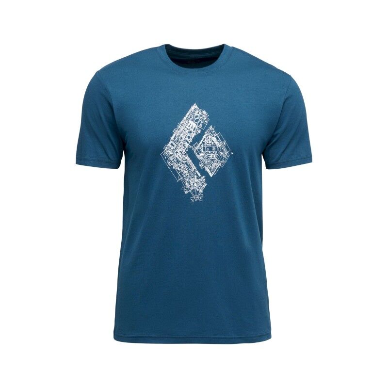 Black Diamond Engineered Diamond SS Tee - T-Shirt - Herren | Hardloop