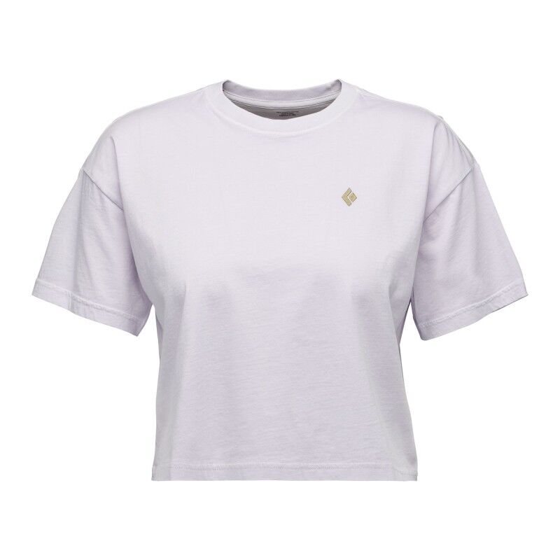 Black Diamond Diamond Crop SS Tee - T-shirt damski | Hardloop